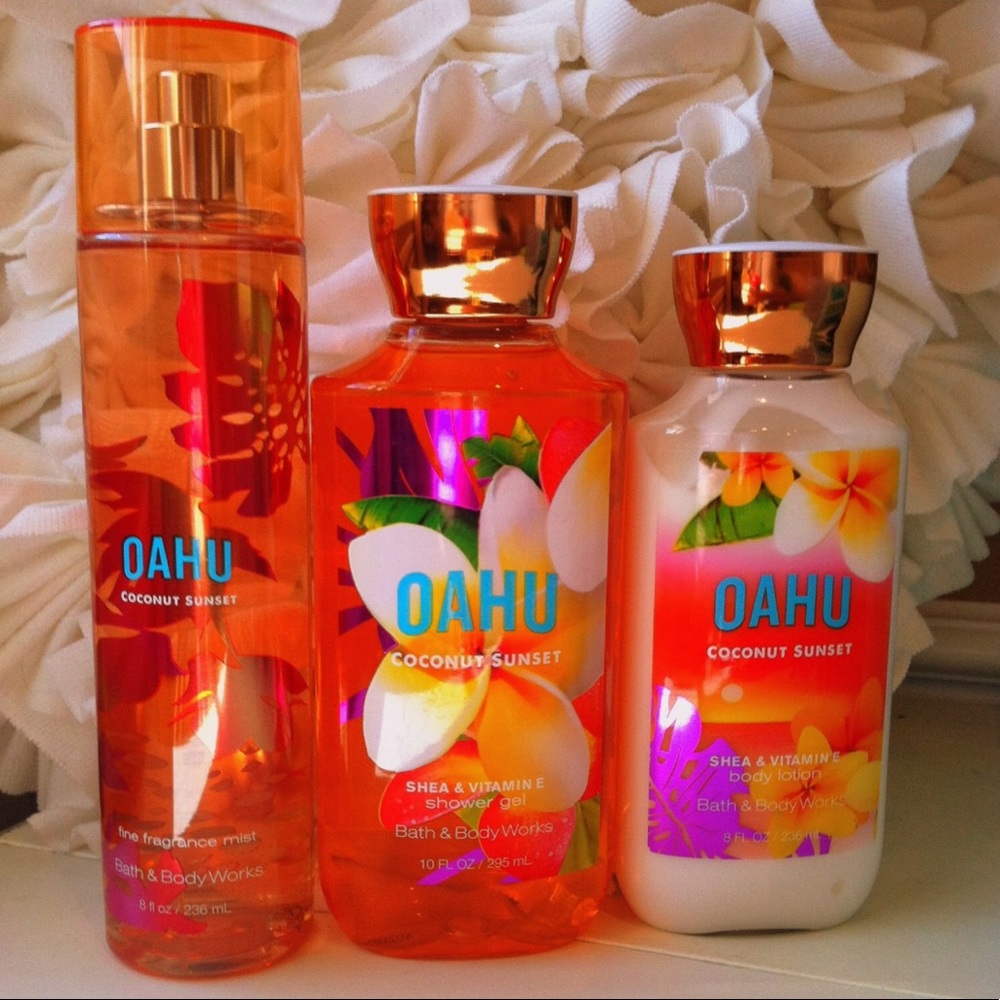 Oahu Coconut Sunset body set